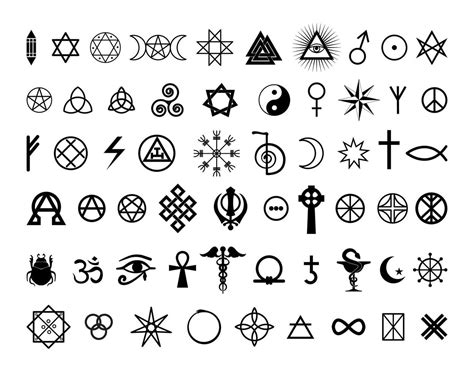 Occult symbols svg